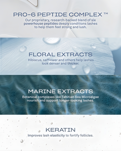 BABE ORIGINAL Renewing Lash Serum – Peptide-Infused Eyelash Serum for Fuller, Longer-Looking Natural Lashes, Lash Enhancing Treatment with Nourishing Botanicals, Vegan & Cruelty-Free Gentle