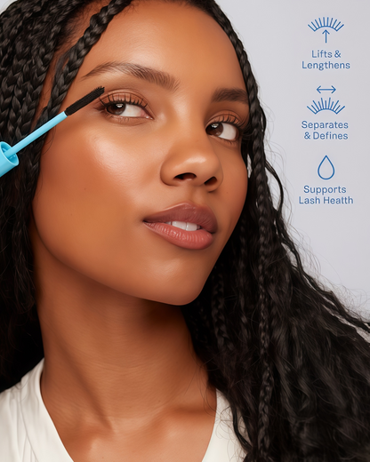 Babe Original 4 Real Mascara Black for Volume, Length, and Lift in Eyelashes, Defined & Flutterly Look, Vegan & Cruelty-Free