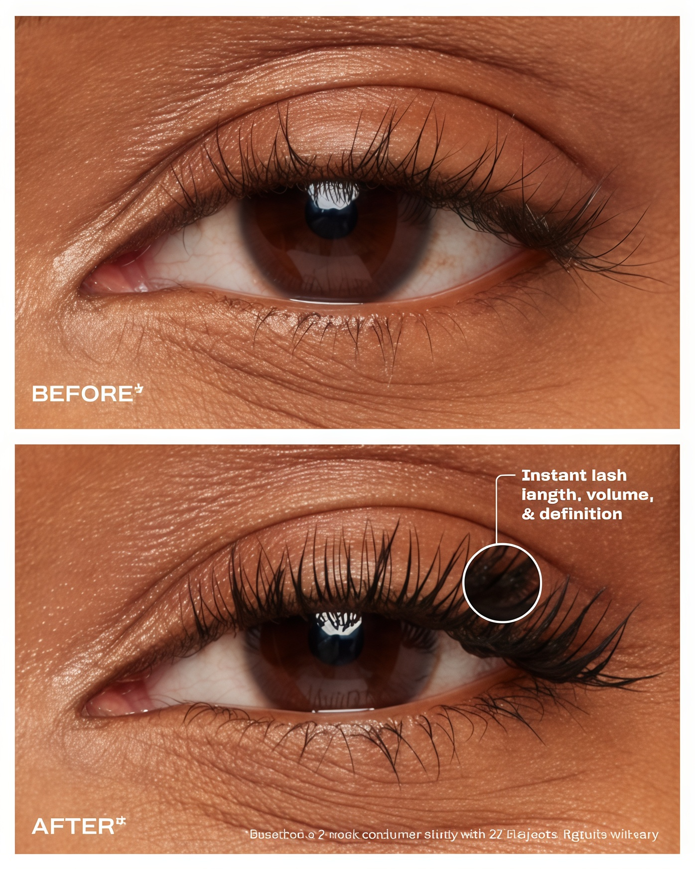 Babe Original 4 Real Mascara Black for Volume, Length, and Lift in Eyelashes, Defined & Flutterly Look, Vegan & Cruelty-Free